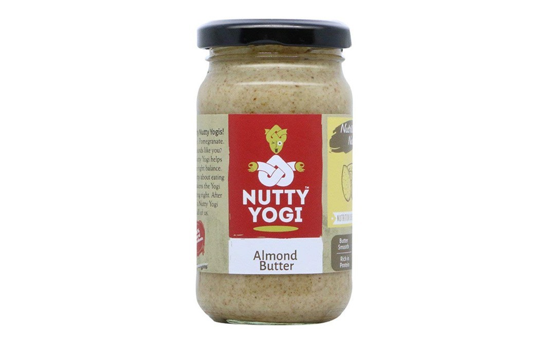 Nutty Yogi Almond Butter    Glass Jar  200 grams